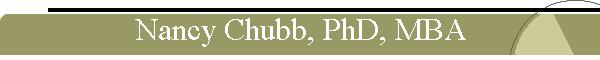 Nancy Chubb, PhD, MBA